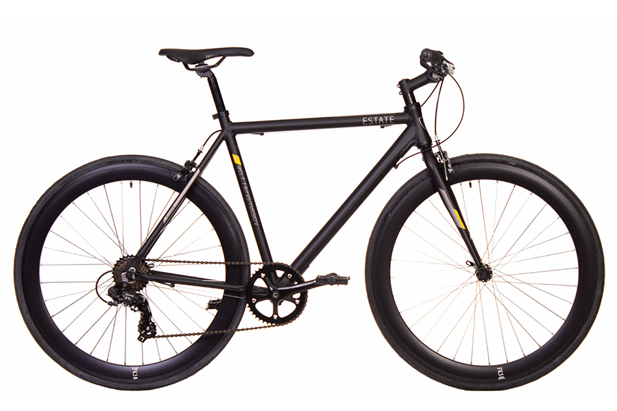 Fahrrad Crest Estate 7V Schwarz Mat