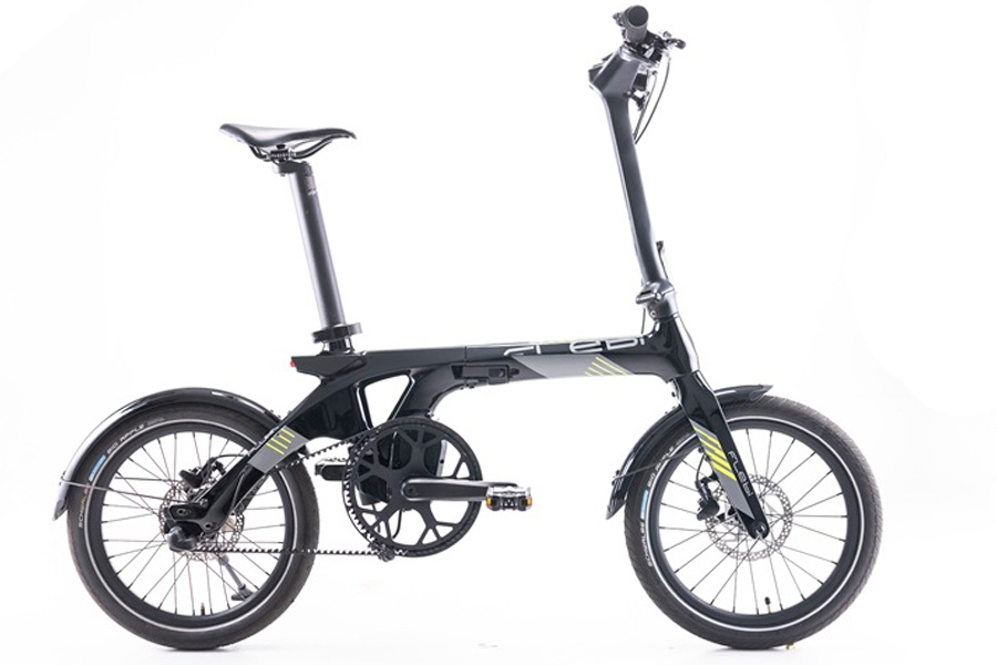 E-Klapprad Flebi Pluma Schwarz
