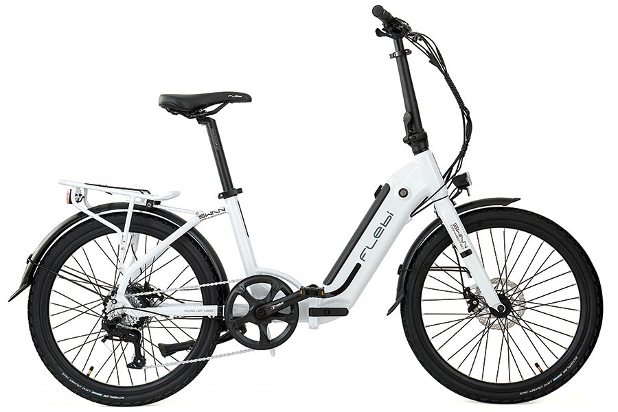 E-Klapprad Flebi Swan 24" Weiß