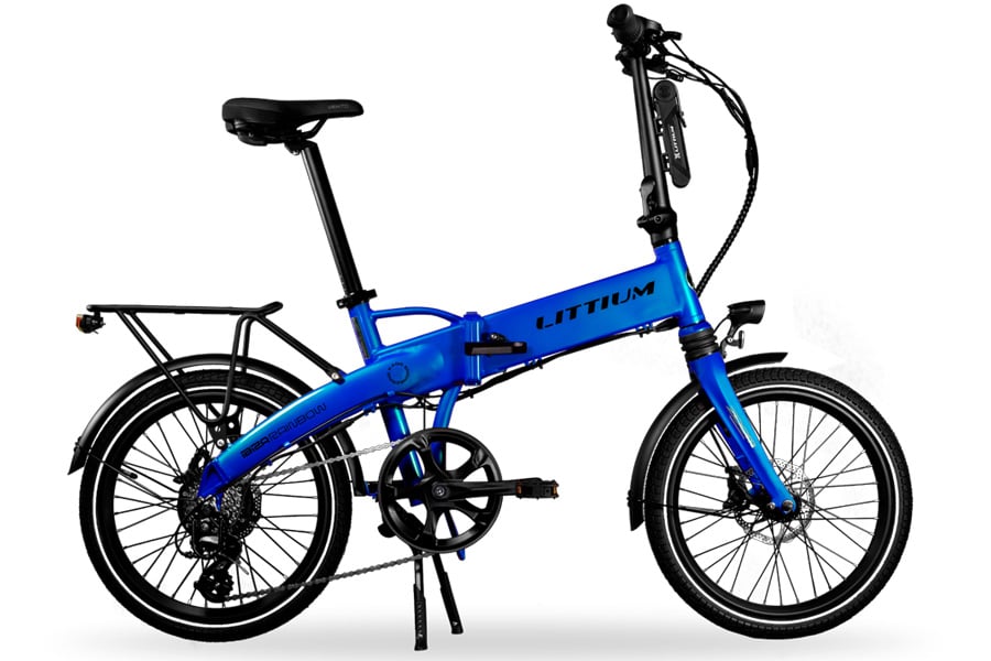 E-Klapprad Littium Ibiza Rainbow Blau
