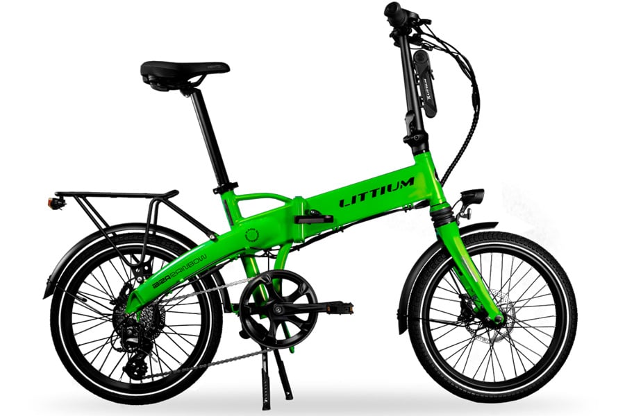 E-Klapprad Littium Ibiza Rainbow Grün