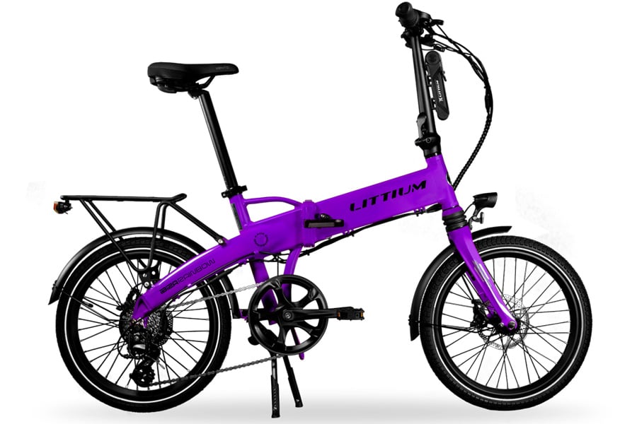 E-Klapprad Littium Ibiza Rainbow Lila