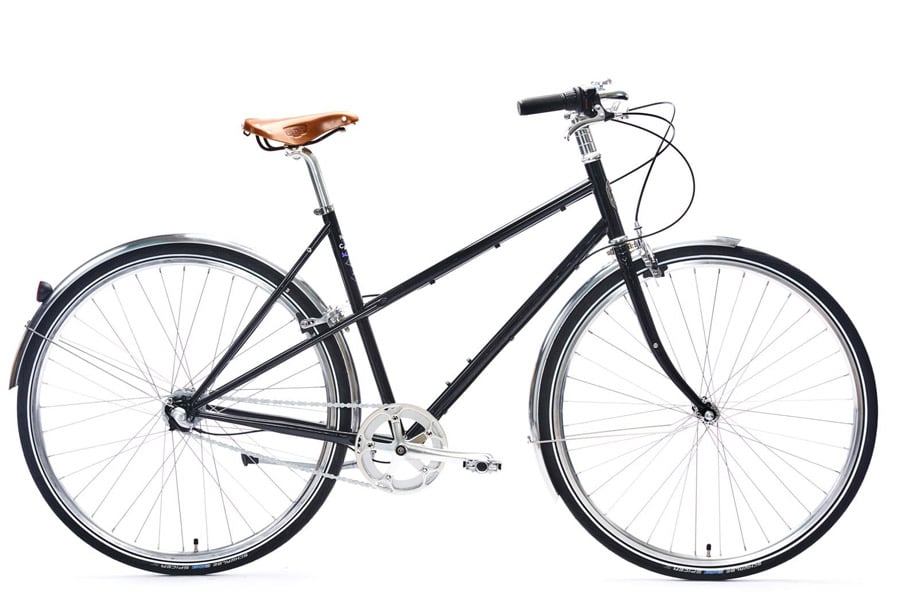 Vintage City-Bike Damen Pelago Capri Schwarz