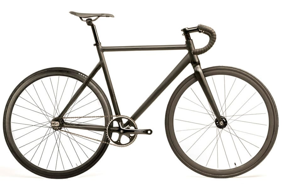 Fixie-Fahrrad Santafixie Raval Naked Edition Matte Black 30 mm