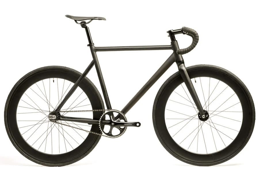 Fixie-Fahrrad Santafixie Raval Naked Edition Matte Black 60 mm