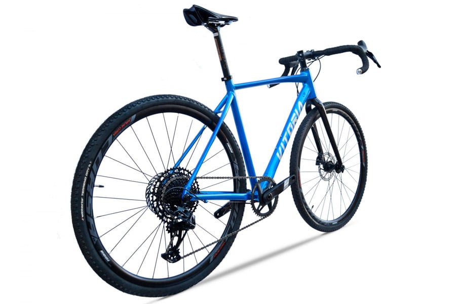 Gravel-Bike Vitoria Nyxtralight Explorer APEX 12V Eagle Blau